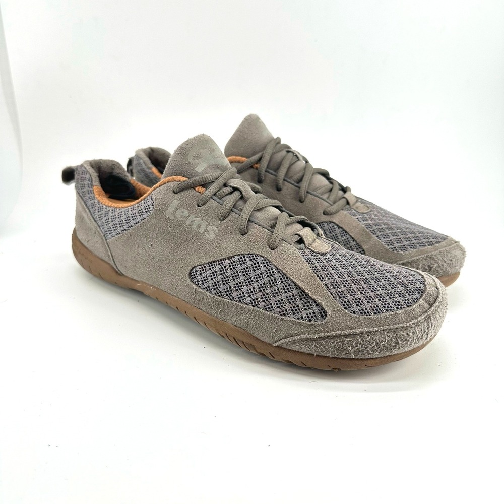Lems Primal 2 Mens 10.5 44 EU Gray Slate Minimalist Zero Drop Suede Mesh Shoes - Picture 2 of 8